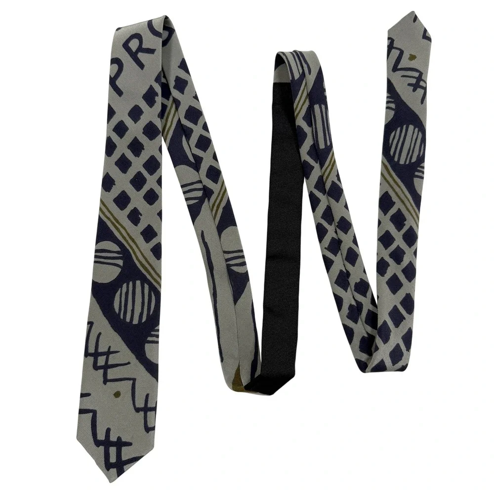Burberry Prorsum Silk Tie Abstract Print W: 2.5